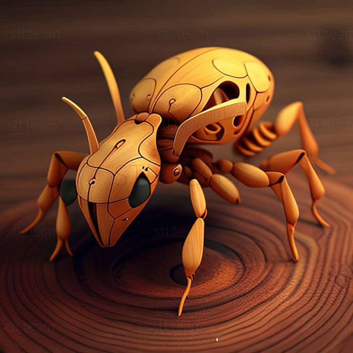 3D model Pheidole zannia (STL)